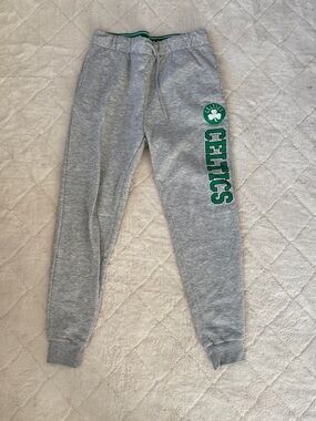 Celtics Jogger Sweatpants with Green Logo